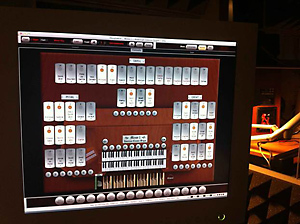 Screenshot of Hauptwerk Virtual Organ